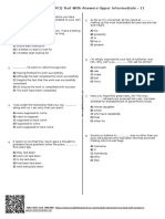 English Grammar MCQ Test With Answers Upper Intermediate - 11