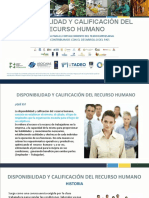 Disponibilidad y Calificacion Del Recurso Humano 1