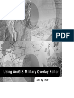 Using ArcGIS Military Overlay Editor