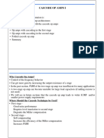 Cascode Op Amps I: Objective