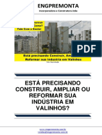 Está precisando Construir, Ampliar ou Reformar sua Industria em Valinhos