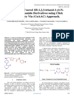 Synthesis of Novel 1H-1,2,3-Triazol-1-Yl-Nphenylacetamide Derivatives Using Click Chemistry Via (CuAAC) Approach.