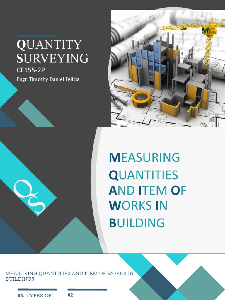 Quantity Surveying in Building Projects | PDF | Concrete | Sand