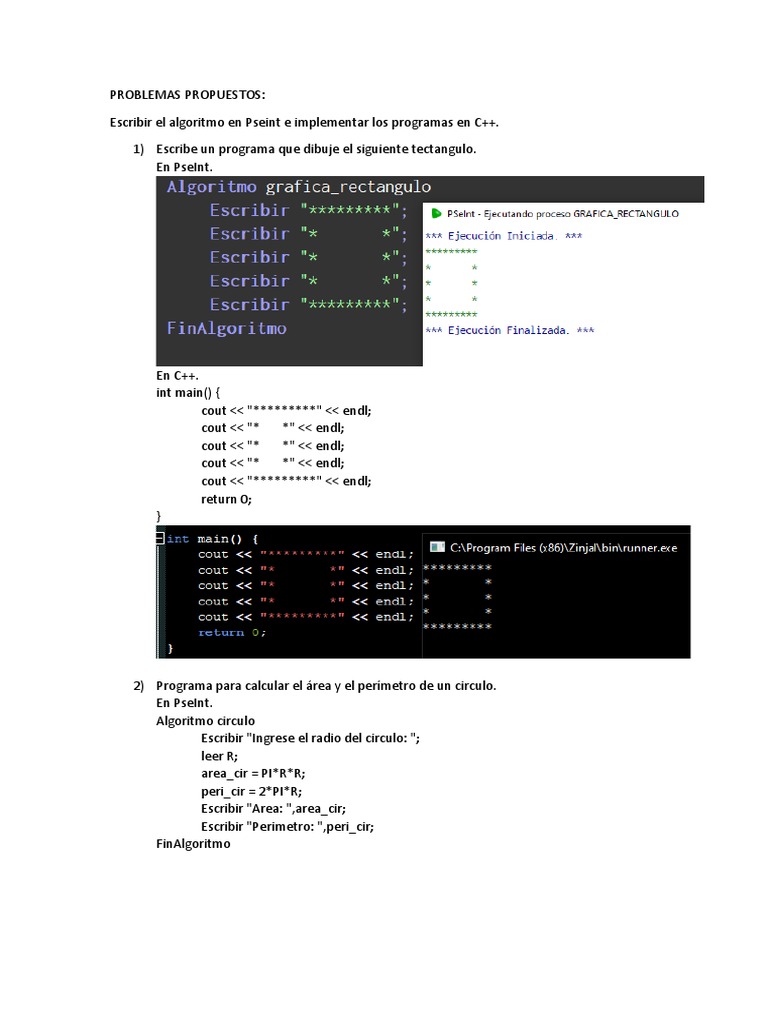 Estructura Secuencial | PDF | C ++ | Algoritmos