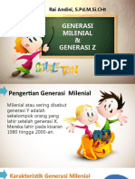 Generasi Milenial & Generasi Z