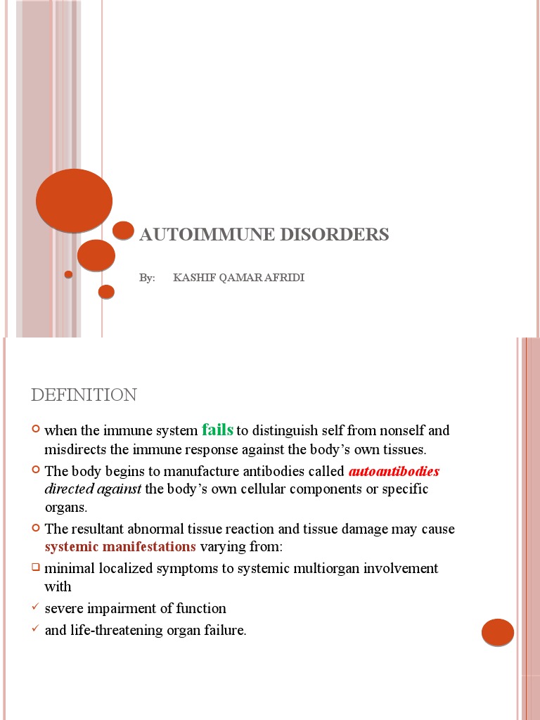 Understanding Autoimmune Disorders | PDF | Autoimmunity | Autoimmune ...