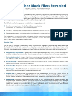 Quality Carbon Block Filters Revealed: CB Tech Quality Assurance Plan