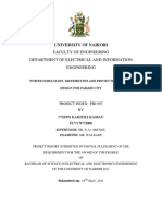 Design for 33 11 KV Power Substation Distribution Protection in City Nairobi