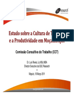 Cultura de Trabalho e Produtividade em Moçambique