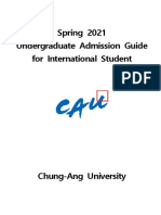 Spring 2021 Undergraduate Admission Guide For International Student