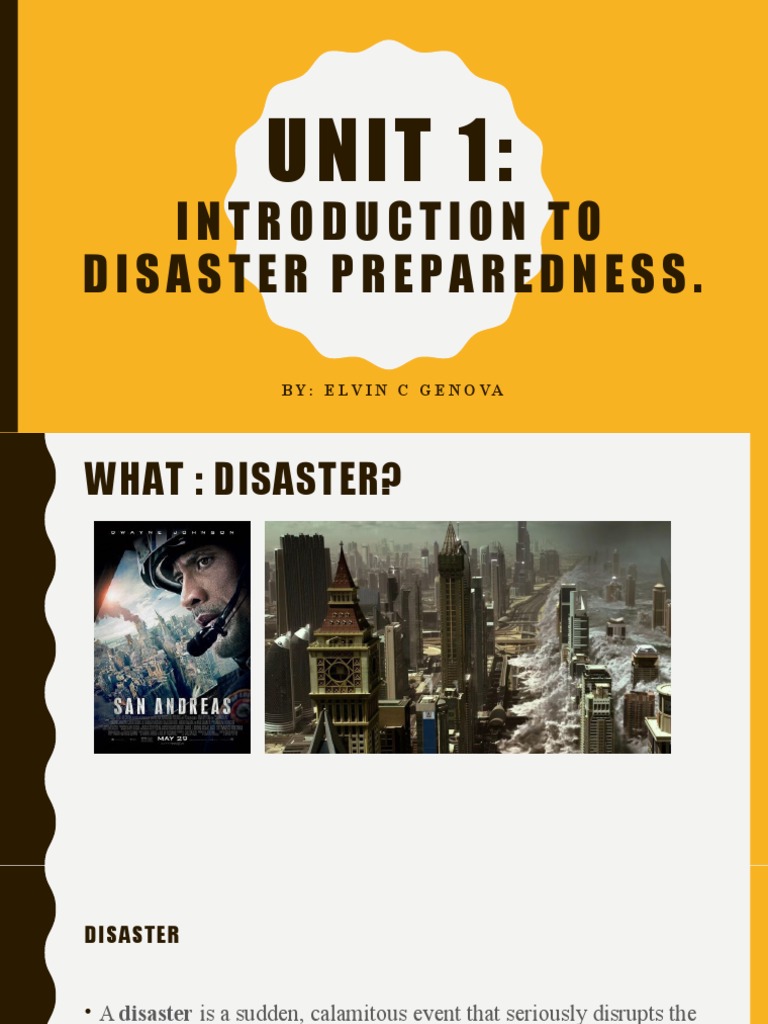 Introduction To Disaster Preparedness Pdf