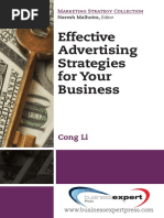 Effective Advertising Strategies For Your Business: Cong Li