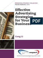 Effective Advertising Strategies For Your Business: Cong Li