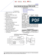 Ads7038 Small, 8-Channel, 12-Bit Adc With Spi Interface, Gpios, and CRC