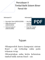 PPT Prak KF Sistem Biner Fenol Air
