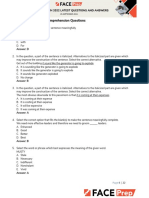 Face Prep Wipro NTH Slot Analysis 25th Sep 2021 Slot 2