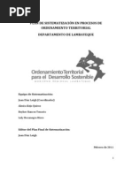 Download Plan de Sistematizacin en Procesos de Ordenamiento Territorial Lambayeque - Per by Juan Daz Leigh SN52892863 doc pdf