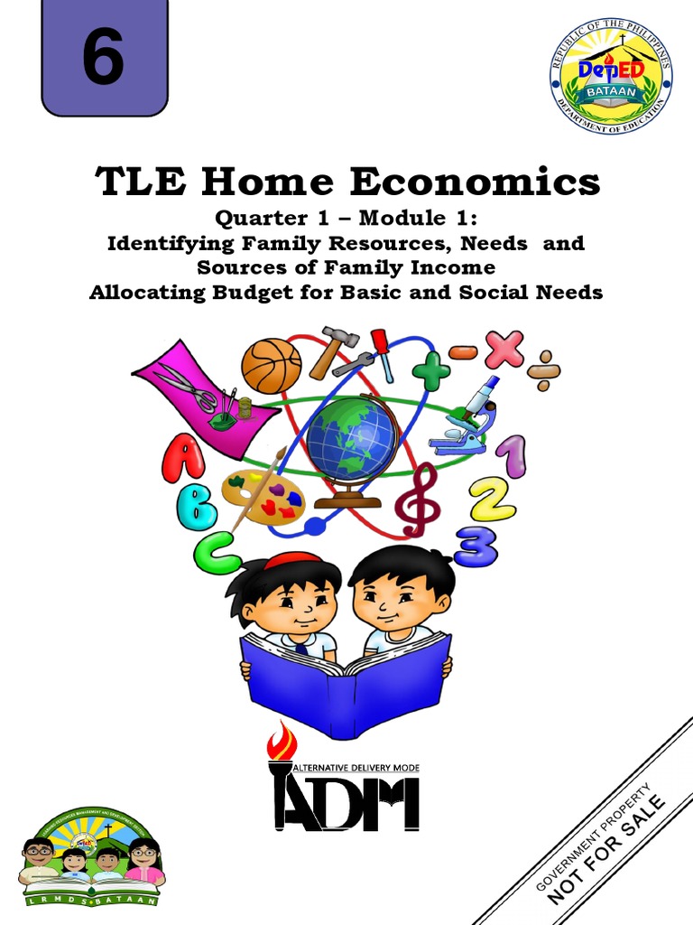 TLE Home Economics: Quarter 1 - Module 1 | PDF | Learning | Income
