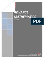 Advance Mathematics - 1
