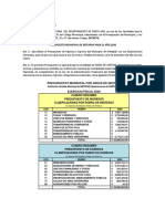 Presupuesto para El Año 2020 Metapan