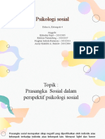 (Psikologi Sosial) Kelompok 4 - PPT Prasangka Sosial