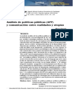 Análisis de políticas públicas y comunicación