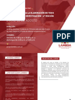 Brochure - Econometría para la Elaboración de Tesis y Documentos de Investigación