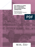 22 2019 Reforma Escolar. Palabras Claves en La Historia de La Educacion Argentina