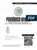 Periódico Oficial - Tabasco