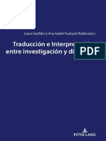 Laura Sanfelici (Editor), Ana-Isabel Foulquie-Rubio (Editor) - TraducciÃ N e InterpretaciÃ N - Entre Investigaciã N y Didã¡ctica (2020, Peter Lang) - Libgen - Li