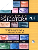 El Giro Interpretativo Terapia Narrativa y Construcci Oacute