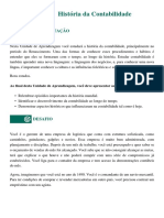 História Da Contabilidade: Apresentação