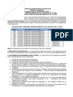 Convocatoria Vocales 16-2021 Tribunales LA PAZ