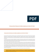 El Desarrollo Del Sistema de Créditos Académicos de Chile