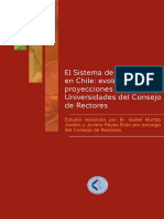 El Sistema de Postgrado en Chile