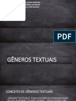 Gêneros Textuais