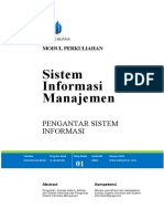 Modul Sistem Informasi Manajemen (TM1)