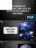 Methods of Knowing The Age of Events in Earth'S History