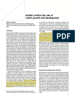 Molecular Genetic Studies Confirm The Role of Brassinosteroids in Plant Growth and Development