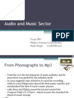Audio and Music Sector: Team SBC Shilpa Gautam (09BM8085) Sujit Singh (09BM8054)