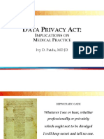 ATA Rivacy CT: Mplications ON Edical Ractice