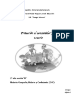 Protección Al Consumidor y Al Usuario GHC 2do 3er 1obj