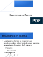 3) Reacciones en Cadena