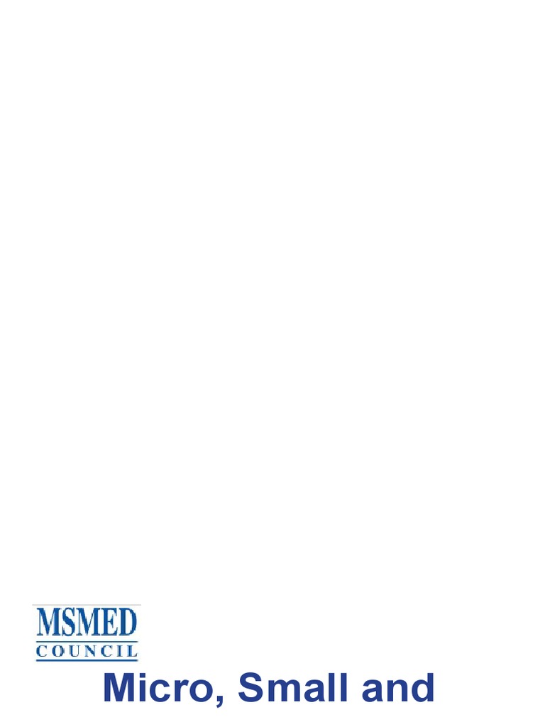 MSME Development Plan 2017-2022 | PDF | Small And Medium Sized ...