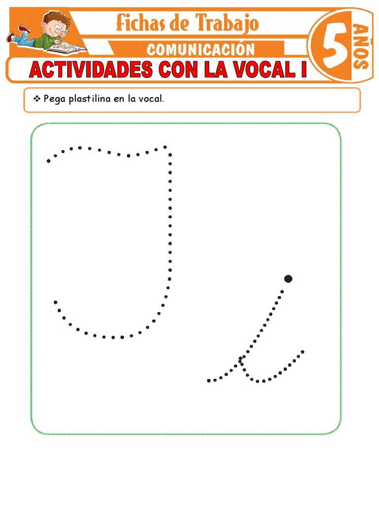 Actividades para la Vocal I en Preescolar | PDF