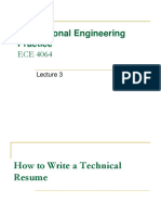 How to Write a Technical Resume
