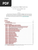 The Comprehensive L TEX Symbol List