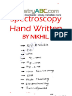 Spectroscopy Hand Written: by Nikhil