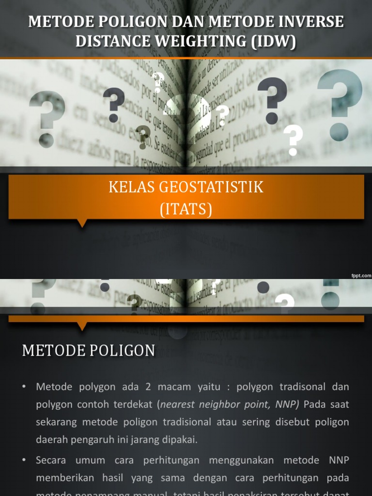 Perbandingan Metode IDW dan Poligon | PDF