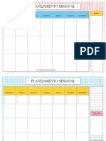 Planejamento Semanal Foco Na Produtividade